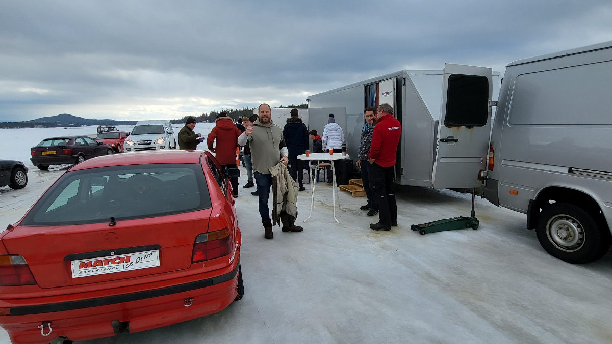 Zweden ijsdriften Allround Racing